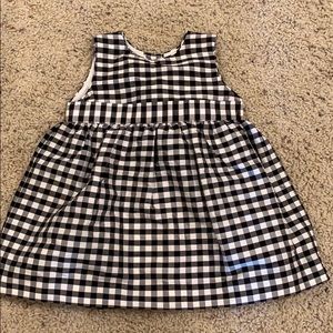 Pottery Barn Kids Girls Gingham Dress 6-12 months